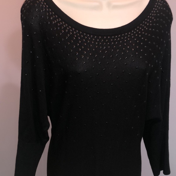 Cache black studded sweater - Picture 4 of 7